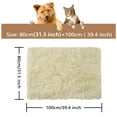 thumbnail image 7 of Kojooin Dog Blanket for Bed Couch Sofa, Waterproof Soft Warm Fluffy Faux Fur Fleece Puppy Blankets for Small Dog Cats, Machine Washable Pet Blanket for Furniture,Beige,80*100cm, 7 of 7