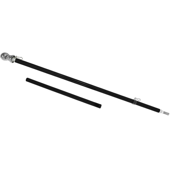 5ft Black Spinning Stabilizer Flag Pole