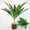 thumbnail image 2 of pitrice 12-branches Artificial Fern Plant Leaf Table Centerpiece Plant Decor Plastic artificial Fern Ornament, 2 of 8