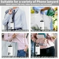 thumbnail image 6 of Phone Tether Tab for iPhone, Cell Phone Lanyard Patch, Phone Strap Replacement Part for All Full Phone Cases (Black), 6 of 6