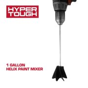 Hyper Tough Helix Paint Mixer for 1 Gallon Containers, 11.5in. x 2.63in., Steel Hex Shaft