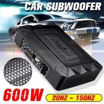 600W Car Bass Subwoofer Audio Ultra thin Powerful Amplifier Home Power Amplifier Professional Car Amplifier Speakers Body Kit
