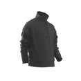 thumbnail image 1 of GRID FLEECE PULLOVER, LONG SLEEVE, BLACK, MENS, POLY SPANDEX, M, 1 of 2