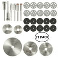 thumbnail image 3 of Ghojet 31 Pcs/set Mini Diamond Cutting Wheels HSS Circular Saw Blade Rotary Woodworking Tools for Dremel Drill Rotary Tool Accessories, 3 of 10