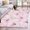 Pink, variant on 2x3 Ft Entryway Area Rug, Beige Flowers Kitchen Rug Runner Washable Floor Mat, Watercolor Farmhouse Botanical Floral Non Slip Indoor Door Mat Throw Carpet for Bathroom Living Room Bedroom