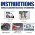 thumbnail image 3 of Casting Glue Cast Iron Sealant, Defect Repair Casting Glue - Waterproof, 3 of 4