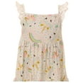 thumbnail image 3 of Toddler Girls Sleeveless Lace Unicorn Rainbow Ruffles Hem Birthday Flower Girl Dress Off White 2T XS (P301825P), 3 of 4