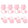thumbnail image 4 of 8Pcs Straw Adorable Shaped Caps Drinking Pipe Cover Straw Tip Plugs Straw Covers Silicone Tips, 4 of 7
