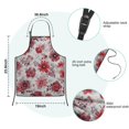thumbnail image 7 of Pioneer Flower Floral Print Pattern Kids Aprons for Girls and Boys,Adjustable Neck Strap Toddler Aprons for Kids Cooking Baking, 7 of 7