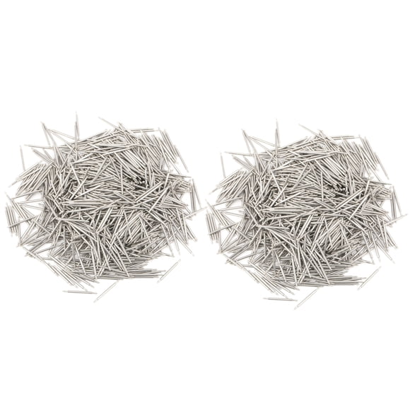 2000 piezas de pasadores de enlace de correa de barra de resorte, herramienta de reparación de correa de reloj de acero inoxidable de 1,5 de espesor 19 mm