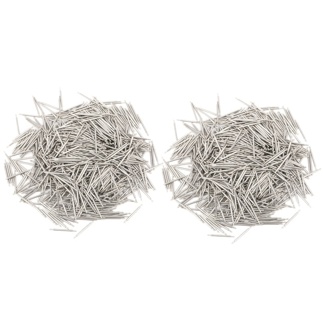 2000 piezas de pasadores de enlace de correa de barra de resorte, herramienta de reparación de correa de reloj de acero inoxidable de 1,5 de espesor 19 mm