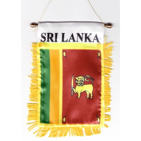 Sri Lanka Window Hanging Flag