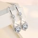 thumbnail image 4 of Pendientes colgantes de plata esterlina S925 de longitud media, sencillos, elegantes, con diseño de nicho, pendientes de estilo lujoso y ligero, regalo de cumpleaños, 4 of 5