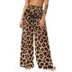 thumbnail image 2 of Pantalones de playa de gasa ligeros para mujer con protección solar, pantalones anchos de estilo bohemio estampados, blusa para mujer, 2 of 7