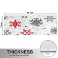 thumbnail image 5 of Kitchen Rugs Sets Of 2,White Christmas Snowflake Pattern Anti Fatigue Kitchen Mat Rugs Non Slip Washable,Decorative Kitchen Floor Mats for Kitchen,Sink,Laundry,17"X47", 5 of 5