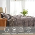 thumbnail image 2 of Davulos Grey Queen Comforter Set,7 Piece Bed in a Bag,Boho Tufted Shabby Chic Bedding for Adult Women Soft Microfiber Vintage Farmhouse All Seasons Bed Set, 2 of 8