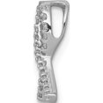 thumbnail image 2 of 14K White Gold Awareness 1/10Ct. Diamond Slide Pendant Made In India pm5186-010-wa, 2 of 5
