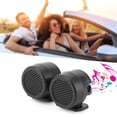 thumbnail image 1 of Sound 2Pcs Universal Tweeter Speakers 500W Super Power Loudspeaker Car Audio System Round, 1 of 8