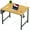 Oak, variant on MCQ Computer Desk, Inch Home Office Desk, Gaming Writing Work from Home Study Desk