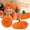 Child, variant on LoTiSee Pumpkin Knitted Beret 10 Inch Halloween Winter Beanie for Adult Little One Orange Multiple Sizes Available