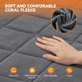 thumbnail image 3 of Daluvenix Electric Heated Mattress Pad Queen Size Coral Fleece Heating Mattress Pad Luxury Bed Warmer Fast Heating Machine Washable, 3 of 9