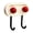 Red, variant on SIYTUAU Strong Adhesive Plastic Hook Double Headed Clothes Hanger For Bathroom Kitchen Door 7 X 5 X 3 Cm 2.8 X 2 X 1.2 Inch
