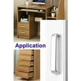 thumbnail image 5 of 10 PCS Manija de Muebles de Cocina de Acero Inoxidable Manija de Puerta de Cocina Universal Manija de Cajón de Muebles de Aluminio Palo de Puerta Exterior con 20 Tornillos para Puerta de Armario de, 5 of 5