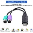 thumbnail image 3 of PS/2 to USB Adapter Converter for PS2 Keyboard Mouse, 3 of 8