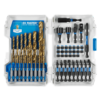 HART 40-Piece Impact Driver Bit Set with Torsion Zone - Walmart.com