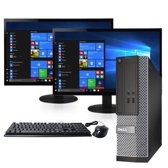 ☆DELL i3-6100 8GB 新品SSD＋HDD Wi-Fi Win10 Pre-Owned Dell Desktop Computer i3 6100 8GB 500HD HDMI Windows 10