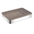 thumbnail image 4 of AMLESO Airtight Food Storage Container Fresh Keeping Box Bread Box Kitchen Organization 27cmx20.3cmx4.6cm, 4 of 8