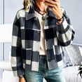 thumbnail image 6 of PiGOGI Womens Long Sleeve Cardigan Coat Button Front Jacket with Turndown Collar and Pockets Casual Soft Outerwear for Daily Wear, 6 of 7