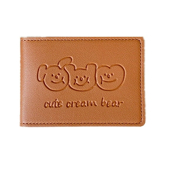 Kawaii Portable Bear Credit ID Card Bag Bank Card Coin Purse 2/6 Bits Card Holder Small Wallet Multi-Card Holders Card Case 2