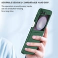 thumbnail image 6 of Designed for Samsung Galaxy Z Flip 6 Case, Support Wireless Charging Hard PC Slim Shockproof Drop Protective Skin Friendly Thin Fit Phone Case for Samsung Galaxy Z Flip 6, Darkgreen, 6 of 6