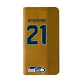 thumbnail image 2 of Keyscaper Devon Witherspoon Brown Seattle Seahawks Folio iPhone Case, 2 of 7