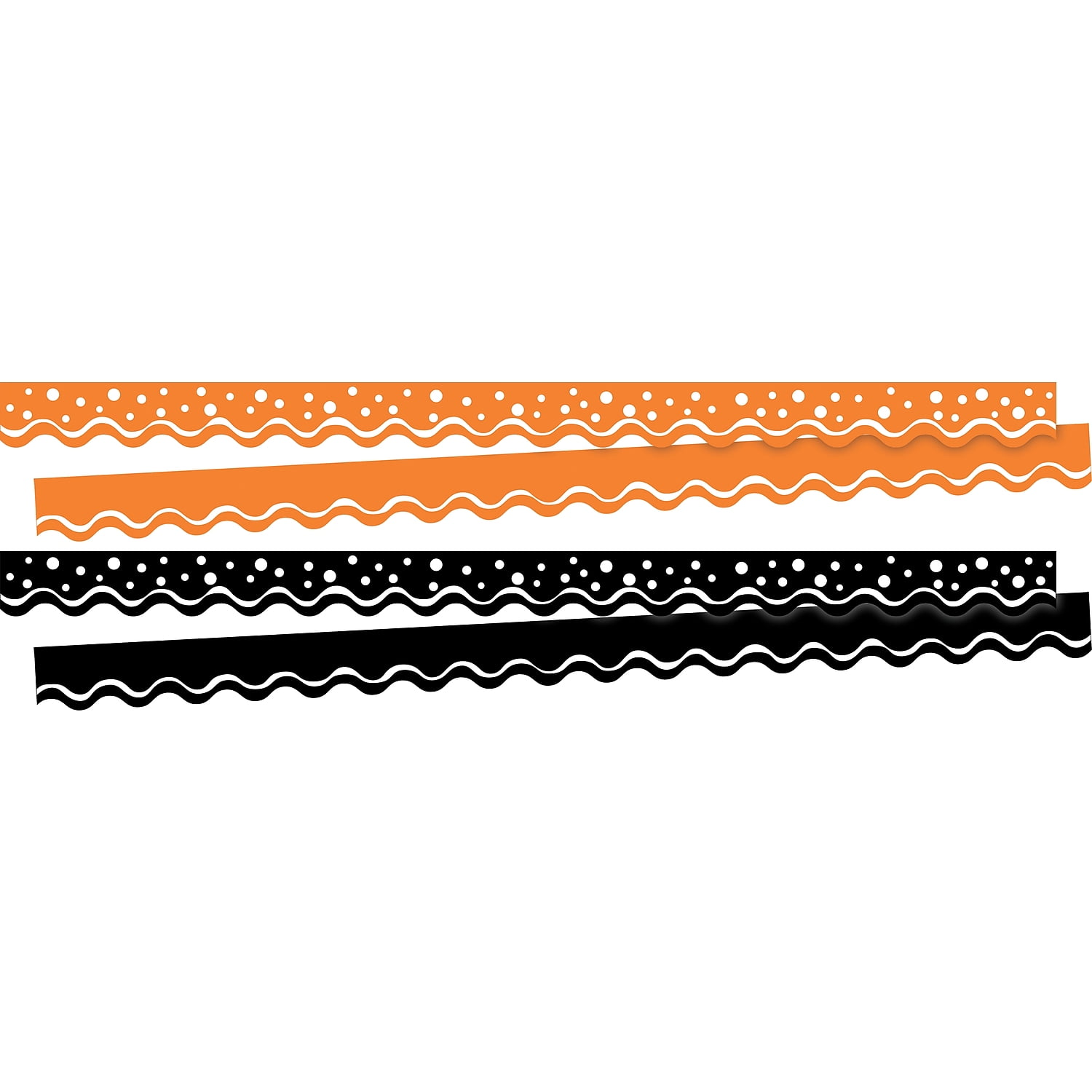 Barker Creek Halloween Double-Sided Scalloped 36' x 2 1/2' Border 26/Set 4022