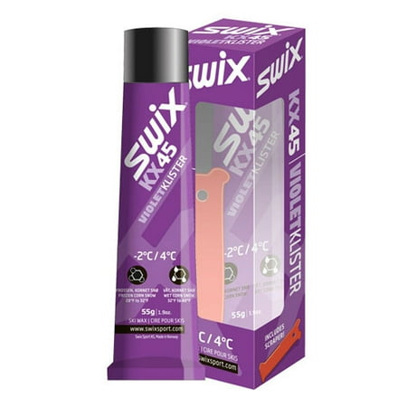 Nordic Ski Waxing - Swix KX45 Violet Klister Nordic XC Wax 55g