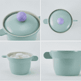 thumbnail image 4 of Better Finger Kitchen Essential 6 Inch Rice Pot with 2 Lids, Healthy Nonstick Ceramic Coating Cooking 1.6QT Stockpot, Soup Pot, Induction Compatible Cookware, Made in Korea (Mint), 4 of 12