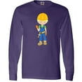 thumbnail image 3 of Inktastic Construction Worker, Blond Hair, Boy With Hammer Long Sleeve T-Shirt, 3 of 5