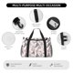 thumbnail image 4 of Fotbe Paris Bolsa de Viaje con Estampado, Bolsa de Fin de Semana para Mujer con Compartimento para Zapatos, Bolsa de Gimnasio con Bolsillo Húmedo, 4 of 7