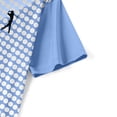 thumbnail image 6 of Golf Shirts For Men Printed Short Sleeve Button Collar Pullover Casual Summer Shirt For Course Practice Office Leisure Travel And Weekend Wear, 6 of 6
