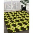 thumbnail image 3 of Ahgly Tapis Rond Lavable en Machine Intérieur Transitionnel Gris Minuit, 3 Pieds Rond, 3 of 7