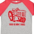 thumbnail image 4 of Inktastic This is How I Roll Tractor Red Boys or Girls Toddler T-Shirt, 4 of 5