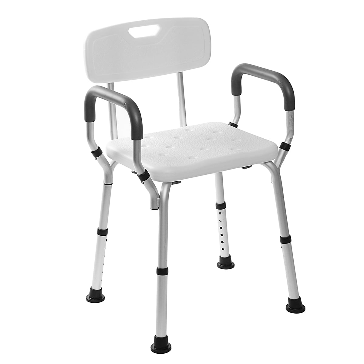 Shower Chair Bath Seat Bath Bench with Adjustable Legs & Back Support