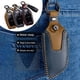 thumbnail image 5 of Speravity Cubierta de la llave del coche Botones de cuero Shell Protector Llavero Anti-rayado Guardia Parte Accesorios Reemplazo para Serie Automoción decorativa y accesorios Azul, 5 of 6
