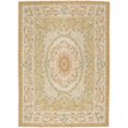 thumbnail image 1 of Due Process Stable Trading Aubusson Caen Light Green Area Rug, 3 x 5 ft., 1 of 1