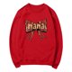 thumbnail image 5 of Xuyuer Women's Printed Long Sleeve Round Neck Casual Hoodless Sweatshirt, Comfortable Pullover Top for Mother's Day Gifts, Family Events and Relaxed Everyday Wear, 5 of 6