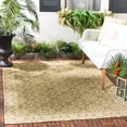 thumbnail image 3 of SAFAVIEH Courtyard Austin Geometric Indoor/Outdoor Area Rug, 8' x 11', Green/Cream, 3 of 11