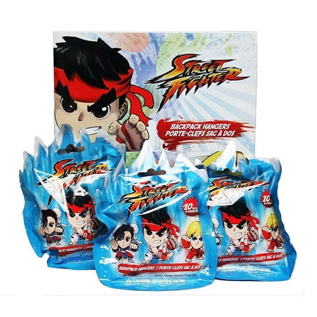 Capcom Street Fighter Backpack Hangers - 3 Blind