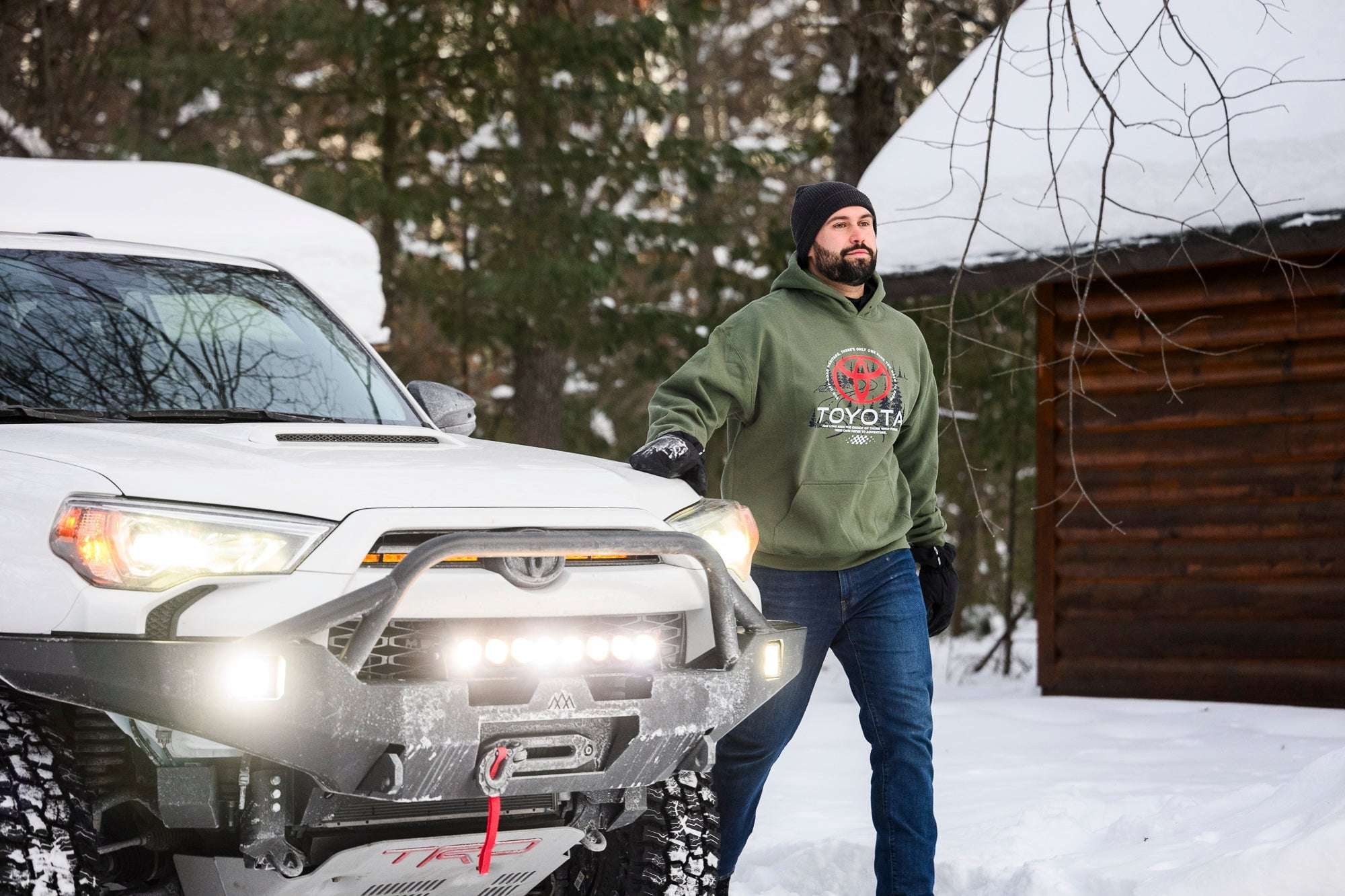 Toyota Off Road Heritage Hoodie High Quality Adventure Apparel